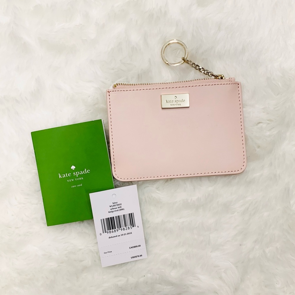 Kate Spade Bitsy Arbour Hill ID Card Holder in Light Pink